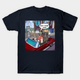 Street Gangster. Drive a red car to rob T-Shirt